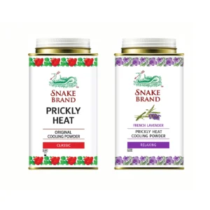 Snake Brand chladiaci púder originál + levanduľový 140g+140g